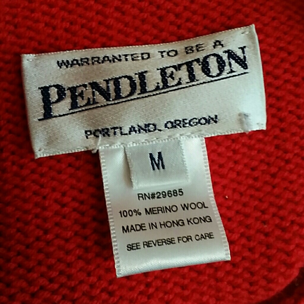 Pendleton Cable Knit Sweater M - image 5
